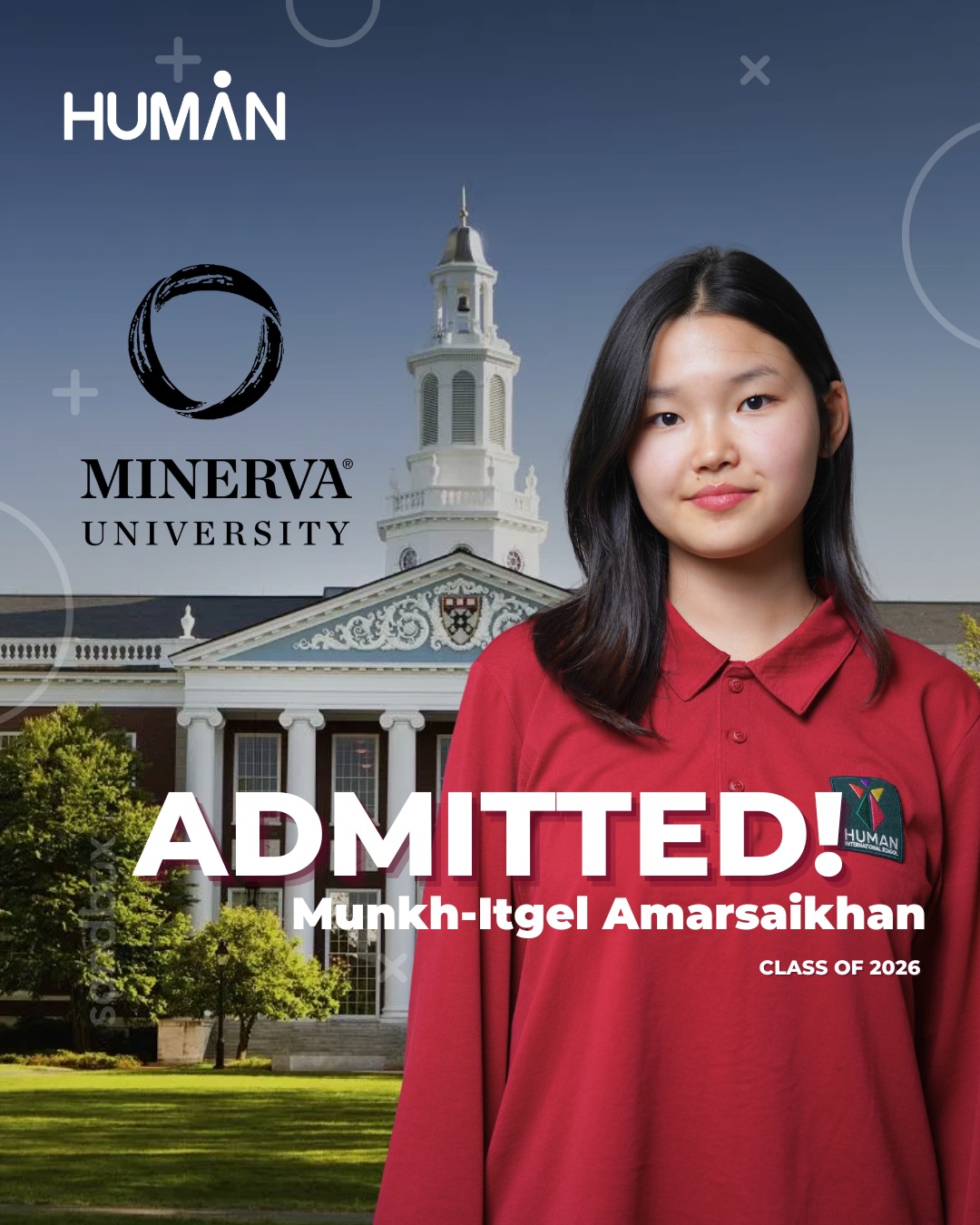 Munkh-Itgel Amarsaikhan — Minerva Admit