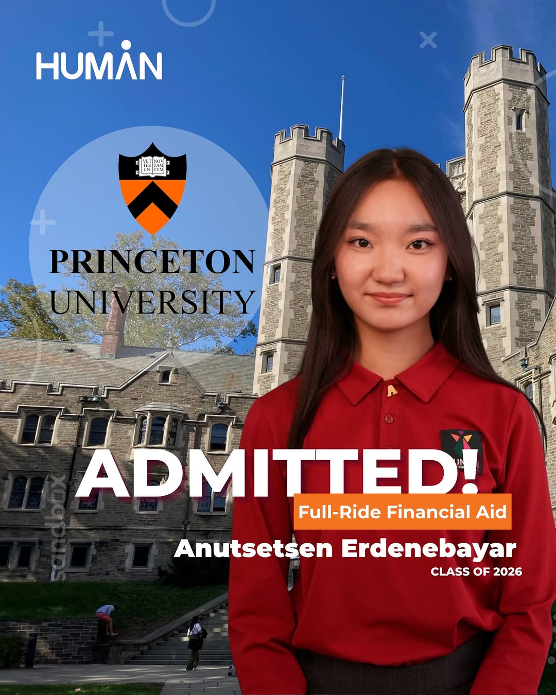 Anutsetsen Erdenebayar — Princeton Admit